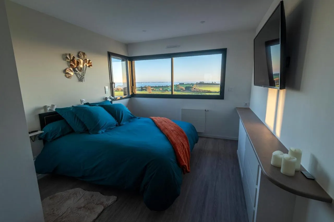 Vue A Couper Le Souffle - Villa De Charme Avec Spa En Bord De Mer - Pointe Finistere Plougonvelin Franciaország